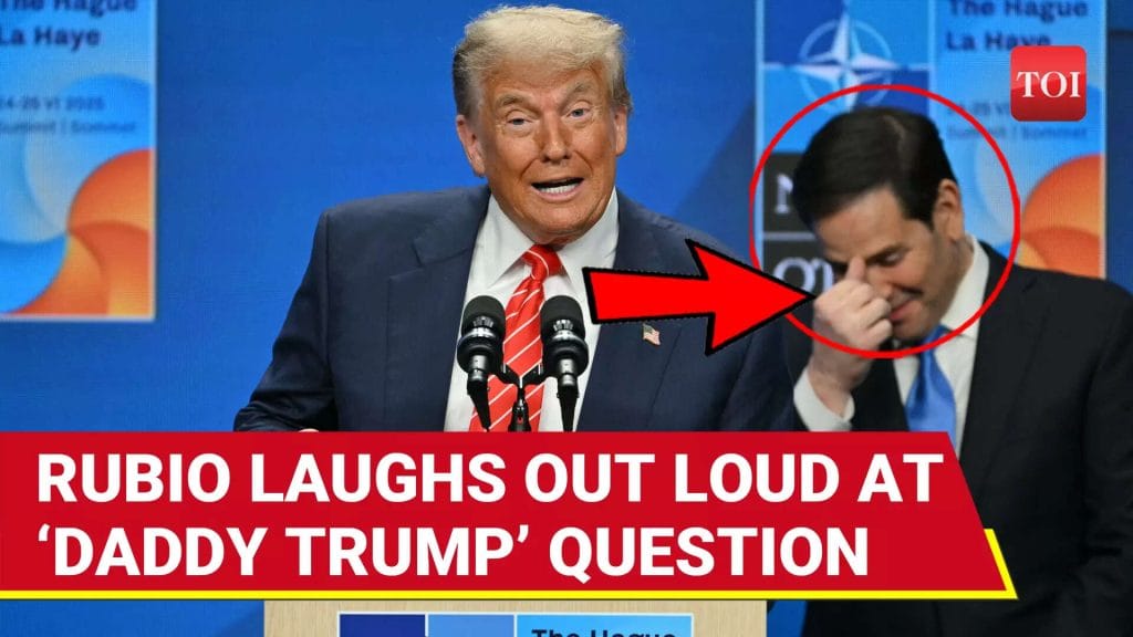 Awkward Moment At Trump Presser: Rubio Bursts Into Laughter After Reporter's 'Daddy' Question