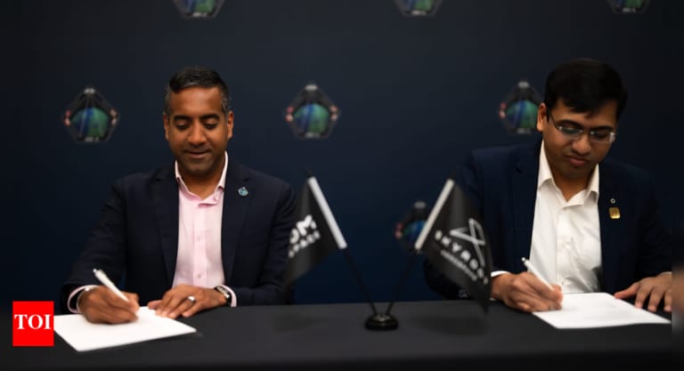 Axiom partners with India’s skyroot to boost access to low-earth orbit | India News - Times of India