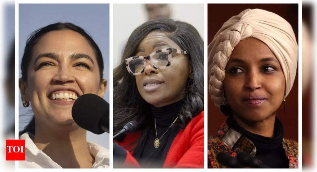 'Go ahead and try impeaching me, again': Trump names 'stupid AOC', Ilhan Omar, Jasmin Crockett in angry post - Times of India