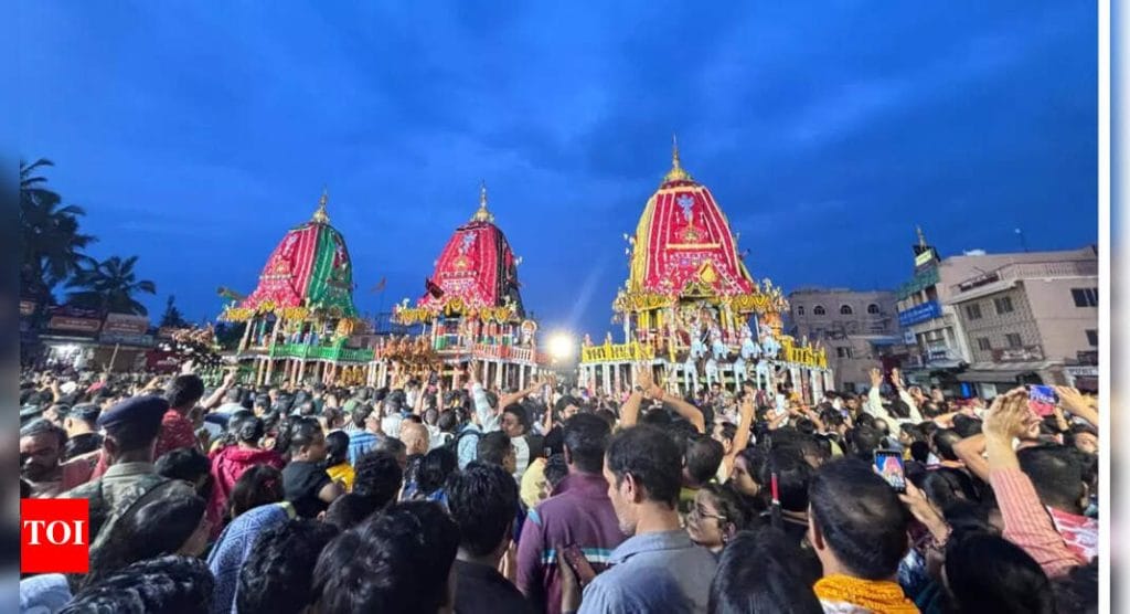 Jagannath Rath Yatra: 3 dead, 50 injured in stampede near Puri’s Gundicha Temple | Bhubaneswar News - Times of India