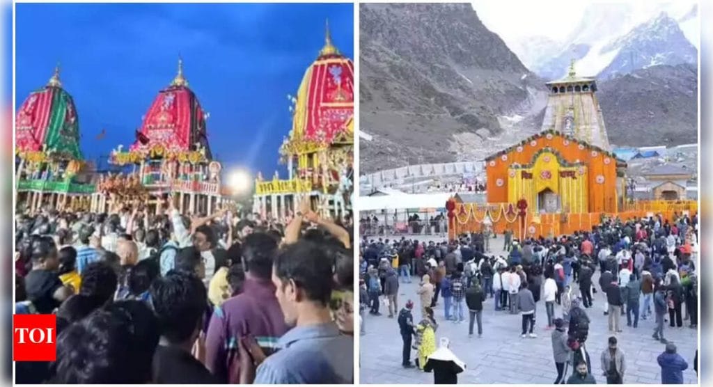 Morning news wrap: Puri stampede claims three lives near Gundicha Temple; Char Dham Yatra halted for 24 hours amid heavy rain alert; and more | India News - Times of India