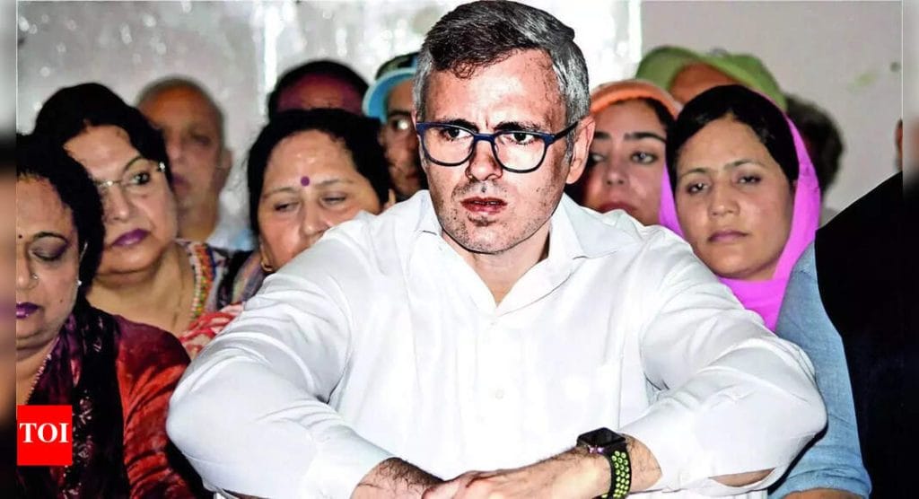 Ready to give up chair, hold polls for restoration of J&K’s statehood: Omar Abdullah | Srinagar News - Times of India