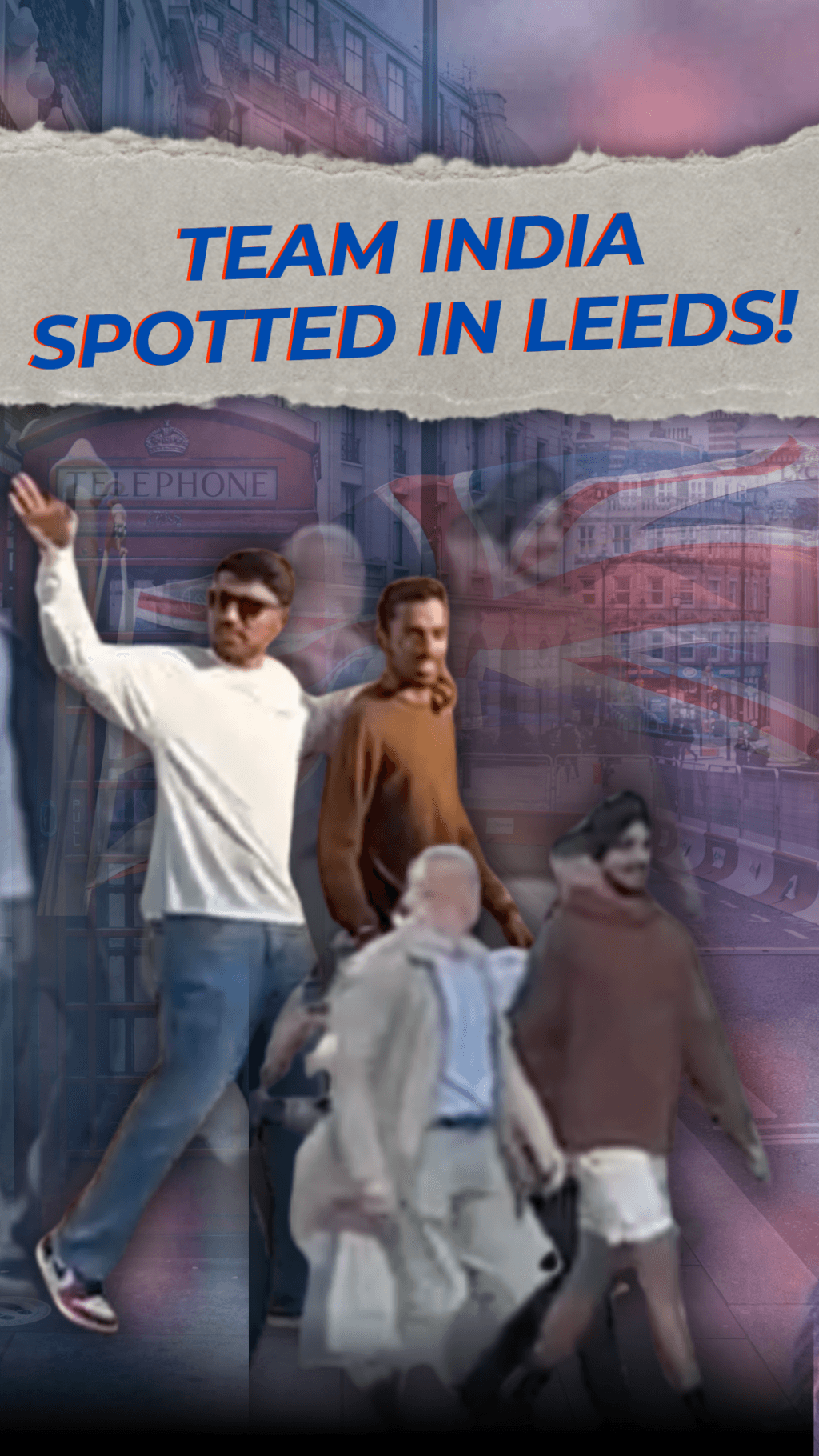 Spotted in Leeds! Indian Cricket Team Hits the Streets Ahead of 1st Test vs England