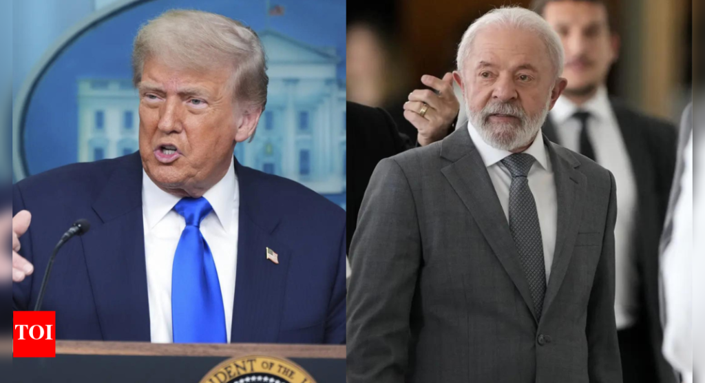'Any unilateral move will face a response': President Lula hits back after Trump imposes 50% tariff on Brazil; warns of reciprocal action - Times of India