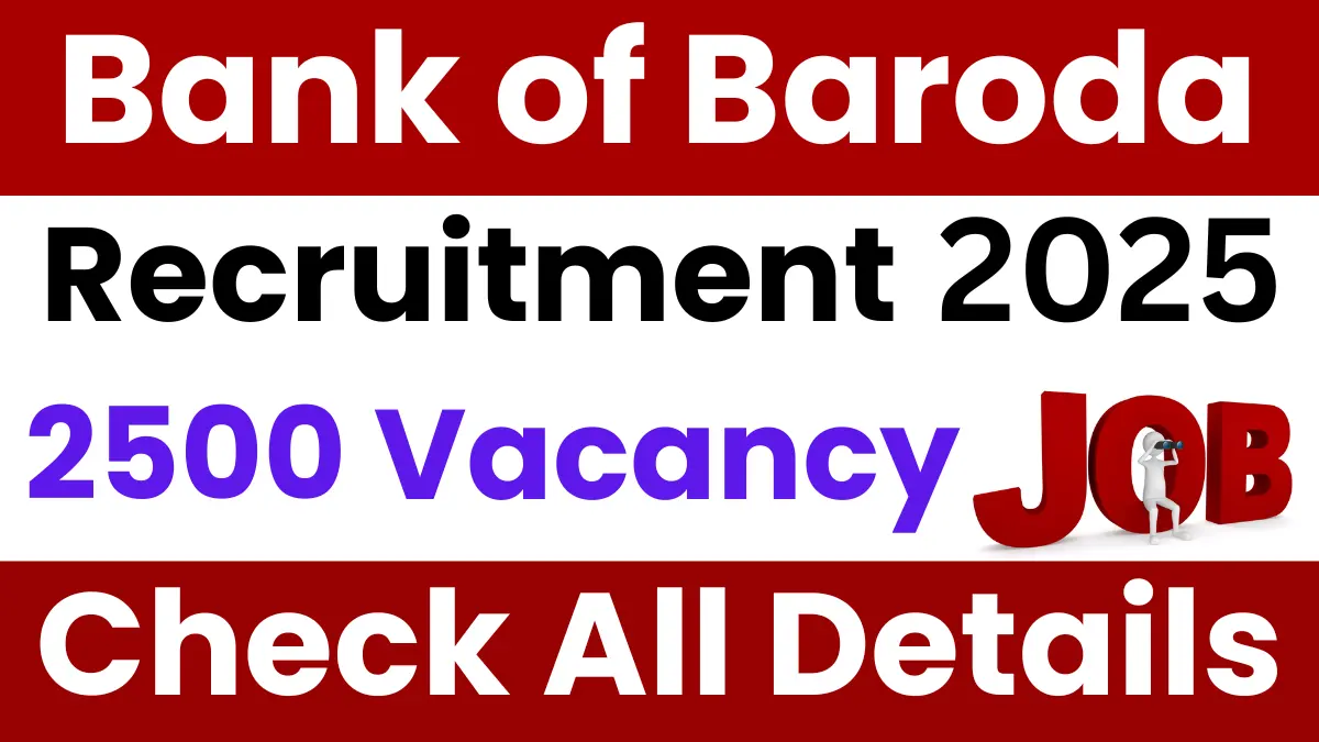 Bank of Baroda LBO Recruitment 2025: Apply Last Date Extended for 2500 Posts