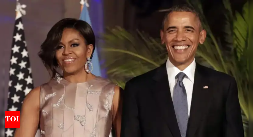 Barack Obama's first statement on divorce rumors: 'She took me back!' - Times of India