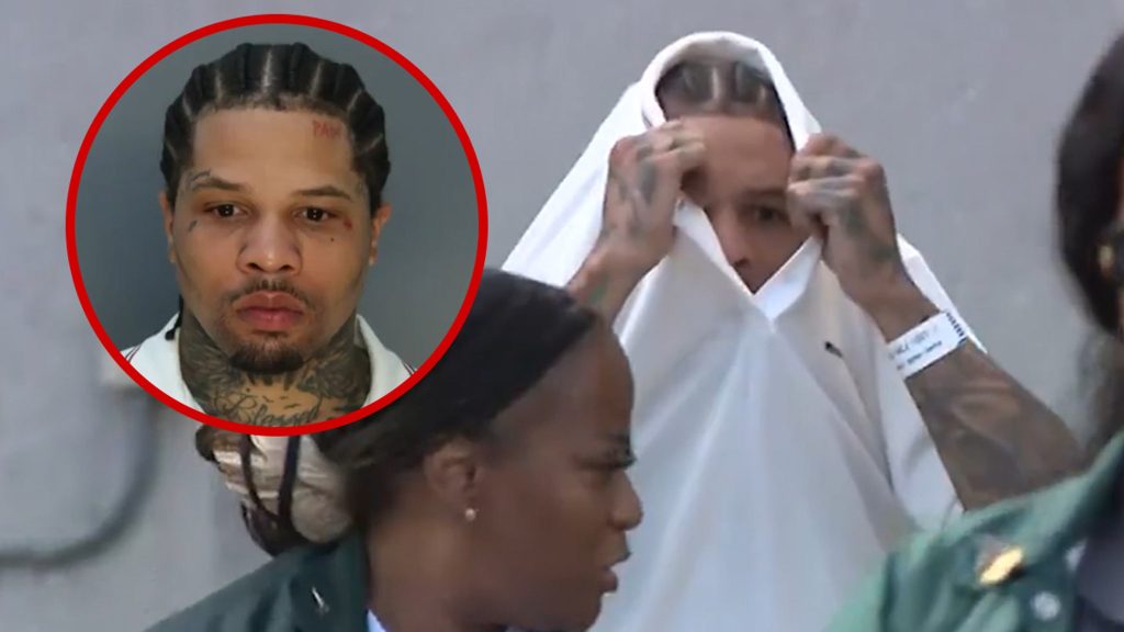 Gervonta Davis Receives Police Escort During Release from Jail, Hides Face