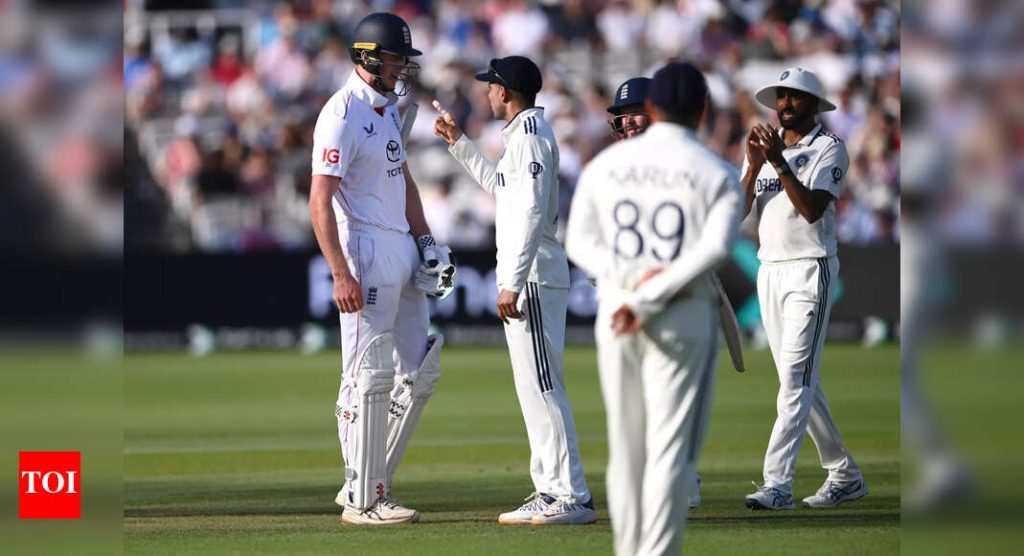 IND vs ENG 3rd Test: Backing away, call for physio and the abuse: How Shubman Gill vs Zak Crawley unfolded at Lord's - Watch | Cricket News - Times of India