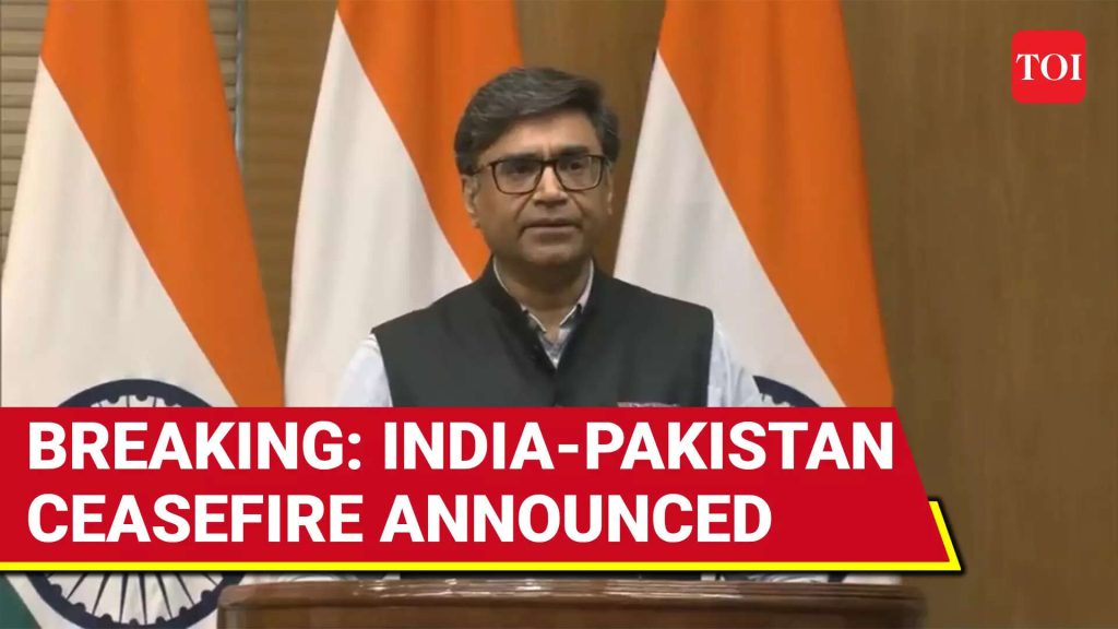 India-Pakistan CEASEFIRE Announced Hours After Indian Military Blew Up Pak Airbases