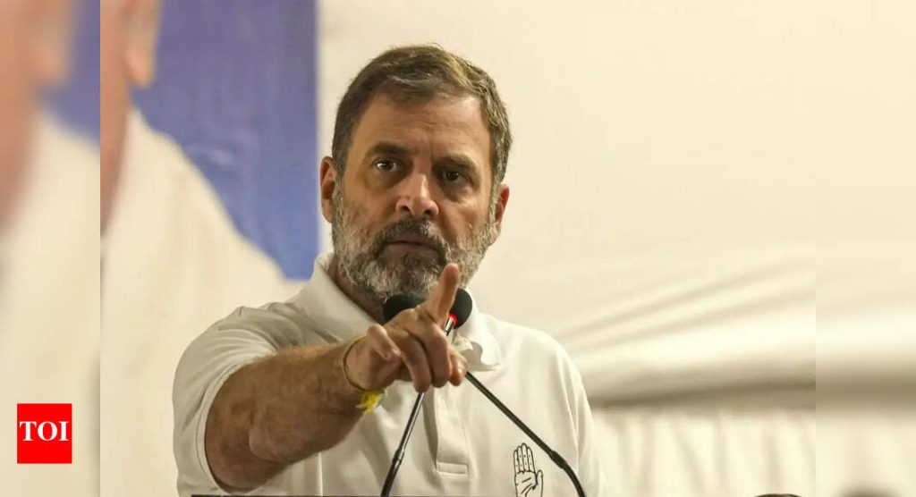 India-US trade deal: Rahul Gandhi reacts to Piyush Goyal's 'national interest' remark; claims PM Modi to 'meekly bow' before Trump | India News - Times of India