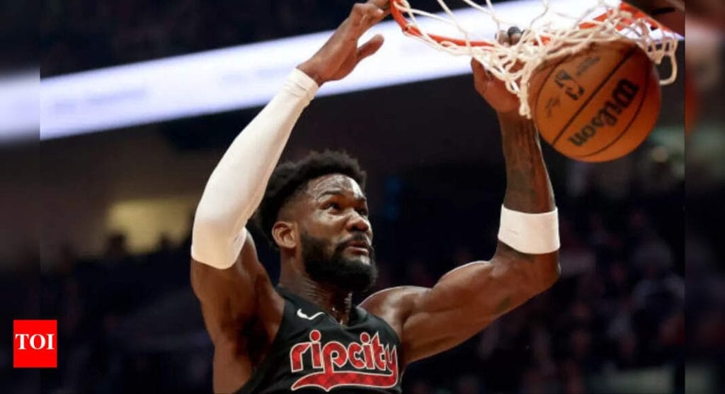 Is DeAndre Ayton leaving Portland Trail Blazers? His agent approached the team about a buy-out | NBA News - Times of India