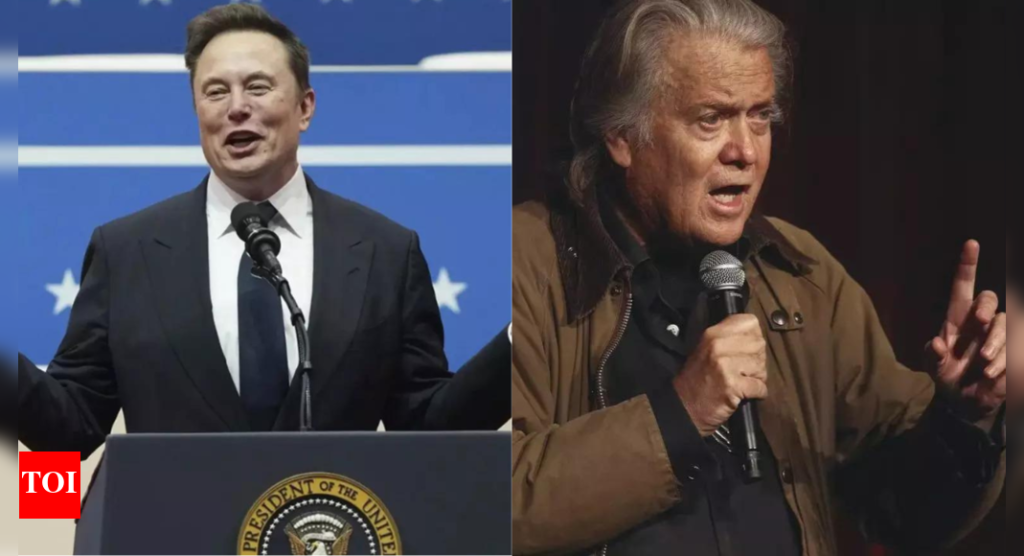 Is Steve Bannon in Epstein files? Elon Musk's big claim raises questions; netizens react - Times of India