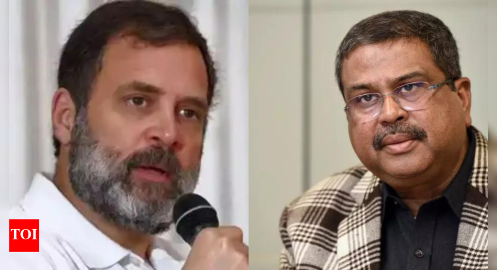 Odisha self-immolation case: Rahul Gandhi blames 'BJP’s system' for student’s death; Dharmendra Pradhan calls it ‘petty politics’ | India News - Times of India