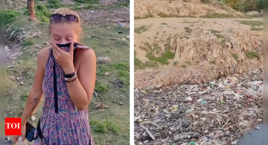 Polish tourists’ viral video highlights garbage behind the Taj Mahal, sparks debate online - Times of India