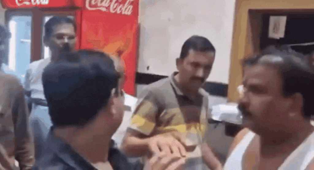 Sanjay Gaikwad: 'I am a MLA but I’m also a fighter' Shiv Sena MLA thrashes canteen workers over stale food; says 'had to answer them in my own style' | Mumbai News - Times of India