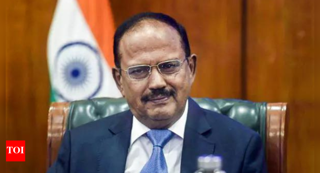 'Show me 1 photo': NSA Ajit Doval dares foreign media on Operation Sindoor; seeks proof of damage on Indian side | India News - Times of India