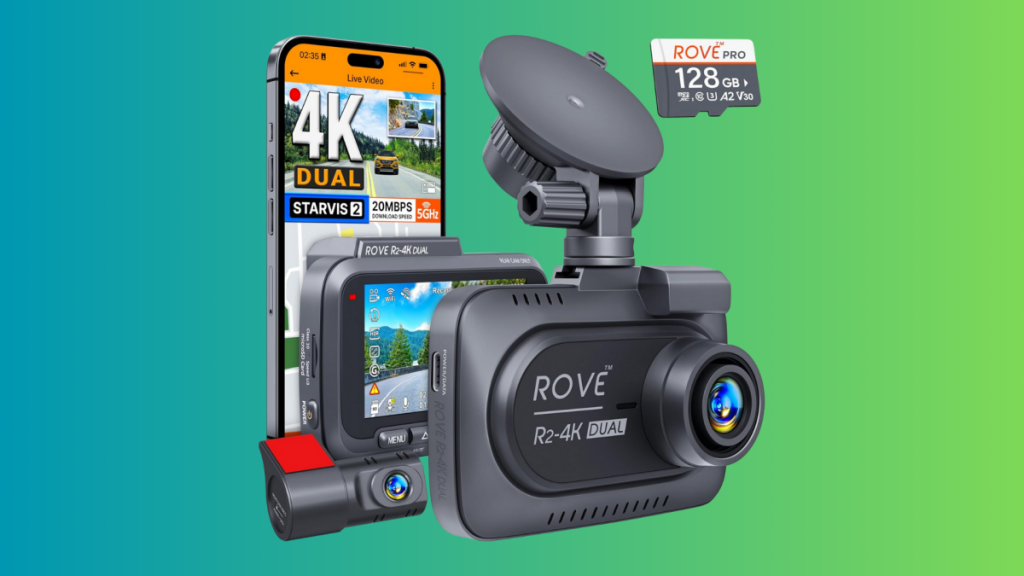 This R2-4K Dual Dash Cam Is 45% Off Right Now