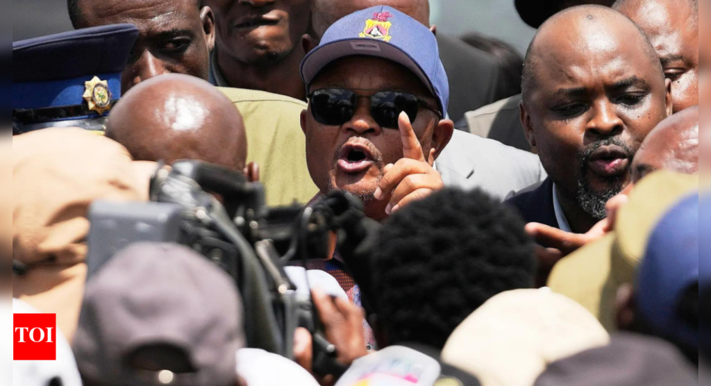 Top South African official accuses police minister of colluding with crime syndicates - Times of India