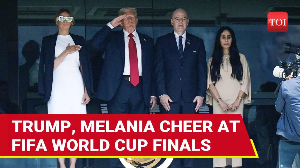 Trump Joins Fans At FIFA World Cup A Year After Butler Assassination Bid; Tight Security At MetLife