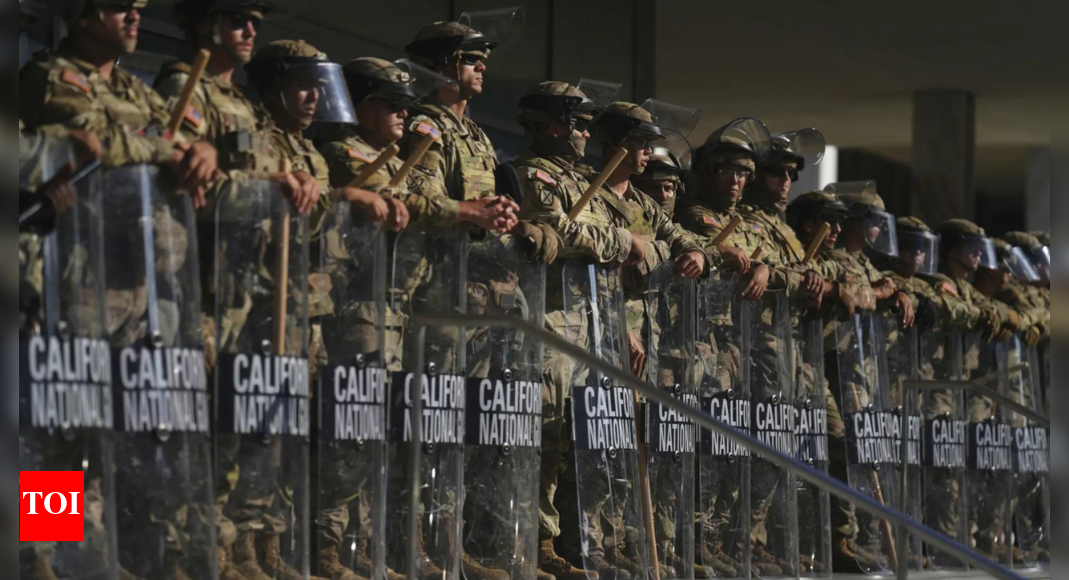 Trump eases immigration crackdown? 2,000 National Guard troops to leave Los Angeles; Newsom calls them ‘political pawns of president’ - Times of India