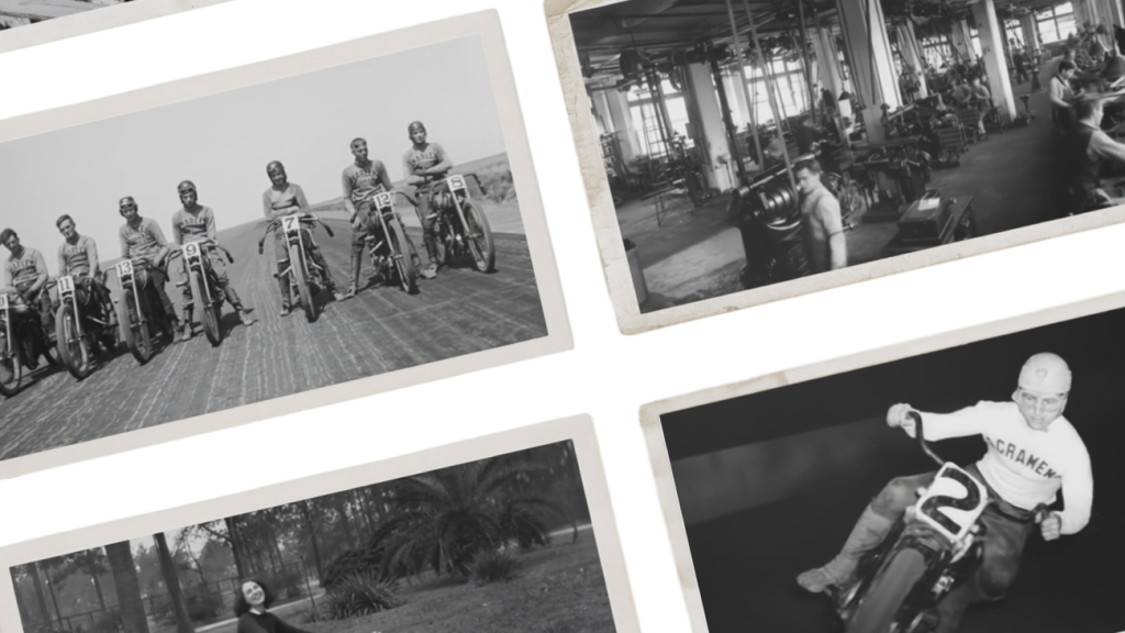 We used Veo to animate archive photography from the Harley-Davidson Museum