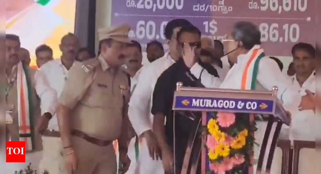 ‘Deeply humiliated’: Cop opts for VRS months after Siddaramaiah’s 'air slap'; BJP demands CM’s apology | India News - Times of India